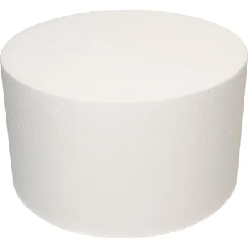 Jedlá dekorace na dort Svět pečení Polystyrenová maketa kruh o 25 × 15 cm