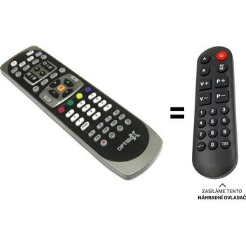 Dálkový ovladač Optibox 8750 HD CI CX náhradní dálkový ovladač pro seniory