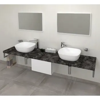 Sapho AVICE deska 170x50cm, štípaný kámen, AV179