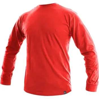 Pánské tričko tričko PETR CXS dlouhý rukáv - červená - L