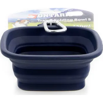 Miska pro psa ONTARIO Silikonová skládací miska, Objem: 450 ml