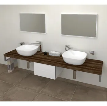 Sapho AVICE deska 210x50cm, dub tmavý, AV2111