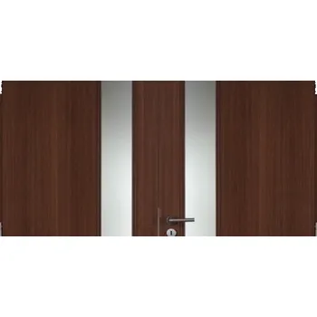 Interiérové dveře Interiérové dveře DOORNITE kašírované 145 cm VERTIKA sklo dvoukřídlé