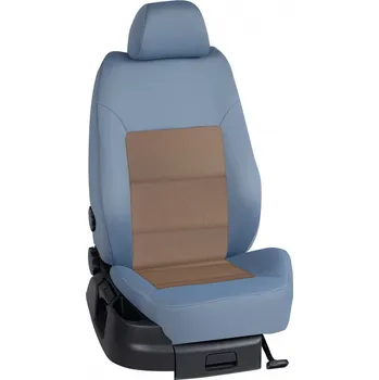 Potah sedadla Autopotahy Fiat DUCATO / od r.2017->, 7 Míst (VALNÍK), STANDARD > OR 0416 (OR 0416 / Světle modrý bok)