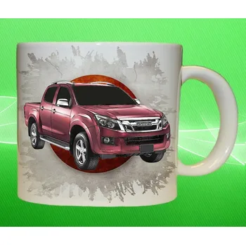 hrnek s Isuzu D-Max 550ml (hrneček s osobním autem )