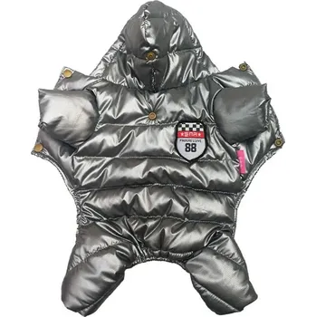 Obleček pro psa Zimní obleček pro malé psy - Šedá,8