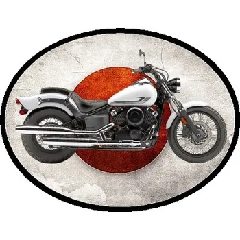 Nášivka nášivka YAMAHA V-Star 650 Custom Ovál (nášivky motorky)