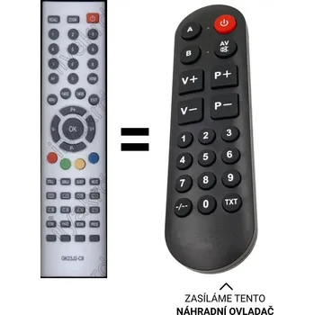 Changhong GK23J2-C8 náhradní dálkový ovladač pro seniory