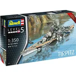 Revell Plastic ModelKit loď 05096 - German Battleship WWII TIRPITZ (1:350) - expresní doprava