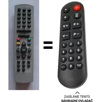 Dálkový ovladač Orava DVB-11 náhradní dálkový ovladač pro seniory