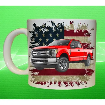 hrnek Ford F-250 150ml (hrneček s osobním autem )