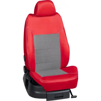 Potah sedadla Autopotahy Citröen JUMPER / od r.1994->, 6 míst, KOŽENKA > OR 0119 (OR 0119 / Červený koženkový bok)