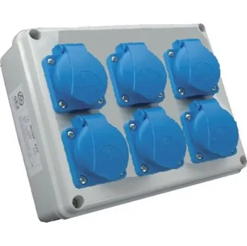 Rozvaděč SEZ DOLNY KUBÍN SEZ Skříň ROSP 6VZ mini zásuvková IP54, 6x230V 10011791.00