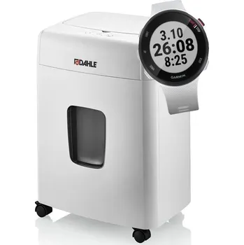 Kancelářská technika skartovač DAHLE ShredMATIC® 90, řez 4x12 mm