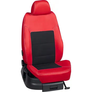 Potah sedadla Autopotahy Hyundai I 30 / od r.2017->, 5 dveří, Style, KOŽENKA > OR 0399 (OR 0399 / Červený koženkový bok)