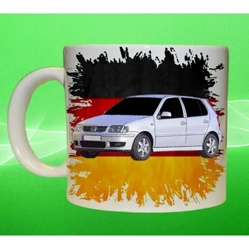 hrnek Volkswagen Polo 1999 330ml (hrneček s osobním autem )