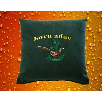 Dekorativní polštářek Polštářek pro myslivce BAŽANT č. 41