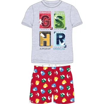 Chlapecké pyžamo Harry Poter - licence Chlapecké pyžamo - Harry Potter 5204485, šedý melír / červená Barva: Šedá, Velikost: 98