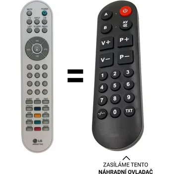 Dálkový ovladač LG AKB30377808, AKB30377806, AKB30377807 náhradní dálkový ovladač pro seniory