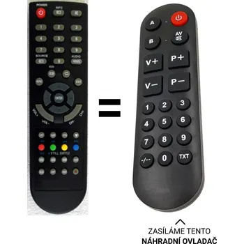 Changhong P50F738 náhradní dálkový ovladač