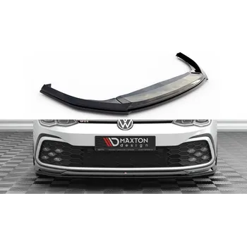Karosérie Spojler pod nárazník lipa V.6 Volkswagen Golf GTI Mk8 černý leský plast