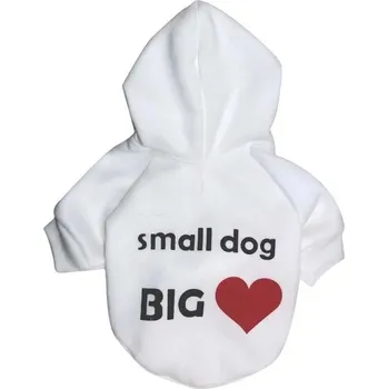 Obleček pro psa Mikina pro malého psa - Bílý Malý Velký Pes,S