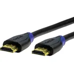 LogiLink HDMI kabel Zástrčka HDMI-A, Zástrčka HDMI-A 2.00 m černá CH0062 4K UHD, Audio Return Channel, pozlacené kontakt