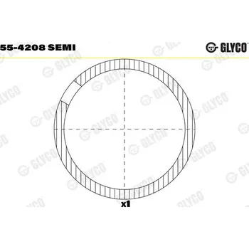 Ojnice Ložiskové pouzdro, ojnice FEDERAL MOGUL 55-4208 SEMI