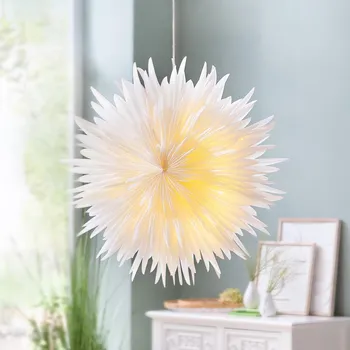 Vánoce Weltbild LED dekorace Květ Dahlia, bílá, 60 cm 486062