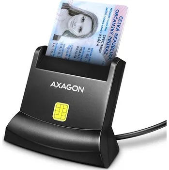 Čtečka magnetické karty Axagon CRE-SM4N čtečka kontaktních karet