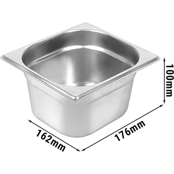 Dóza na potraviny G.Gastro GN nádoba1/6 - hloubka 100 mm