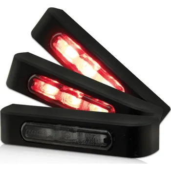 Osvětlení pro motocykl Koncové LED světlo na motorku "STREAK HP" hliník, 65x14 mm