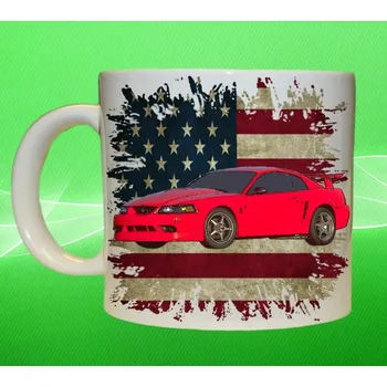 hrnek Ford Mustang SVT Cobra 150ml (hrneček s osobním autem )