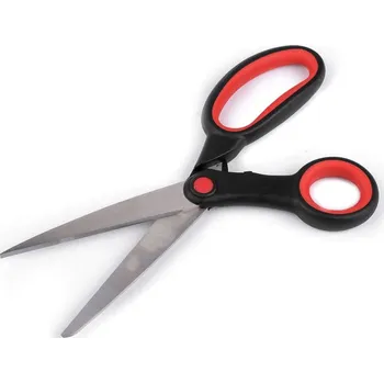 Krejčovské nůžky Nůžky pro leváky délka 21 cm - 1 červená