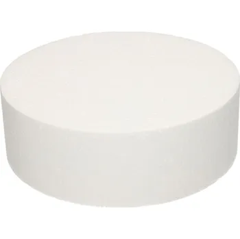 Jedlá dekorace na dort Svět pečení Polystyrenová maketa kruh o 20 × 7 cm