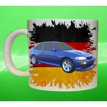 hrnek Ford Escort Cosworth 75ml (hrneček s osobním autem )