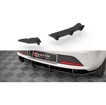 Nárazník Spoiler zadního nárazníku Street pro Seat Ibiza FR SC Mk4 Facelift černo červený