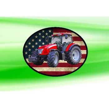 Nášivka nášivka s traktorem McCormick Ovál (nášivky traktory )