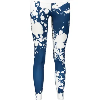 Dámské kalhoty Dámské dlouhé legíny premium ALTISPORT VOJ/ALW012LEG01 BÍLÁ/MODRÁ XL