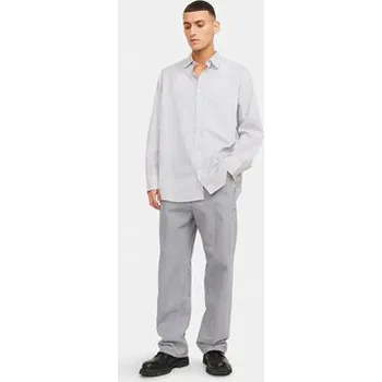 Pánské oblečení Jack & Jones Jeansy Alex 12249060 Šedá Baggy Fit 33_34