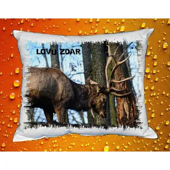 Dekorativní polštářek Polštářek pro myslivce č. 59 (MYSLIVECKÝ POLŠTÁŘ)