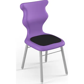 Entelo Židle Classic Soft velikost 1, sedák fialový/opěradlo šedé