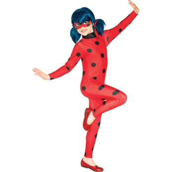 Karnevalový kostým Rubies Kouzelná beruška MIRACULOUS LADYBUG dětský kostým - věk 5 - 6 roků - 110 - 115 cm