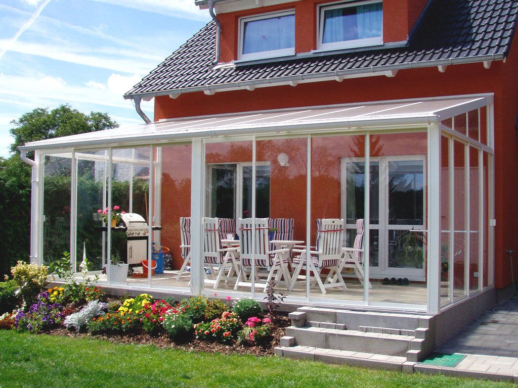 Prosklená zahrada - šířka 2,2 m - délka 4,0 m