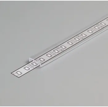 LED lišta Difuzor WIRELI C KLIP ČIRÝ (STANDARD), 4m (metráž)