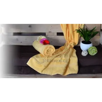 Ručník Froté ručník STANDARD 50x100 cm - žlutý - Stanex