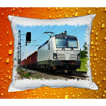 Dekorativní polštářek Polštářek s lokomotivou Vectron 193.823