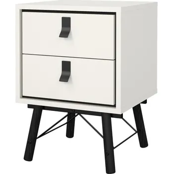 Ložnice FALCO Noční stolek Rain bílý MAT