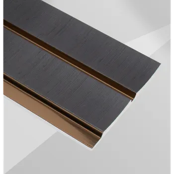 Obklad Lamelio Lamelový dekorační profil AMBER / Antracit 2,7 m