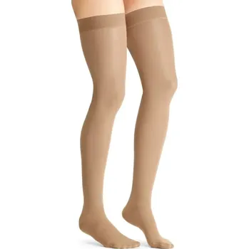 Dámské punčochy Kompresní stehenní punčochy JOBST Opaque - VI—Kratší délka, karamelová barva, se špicí